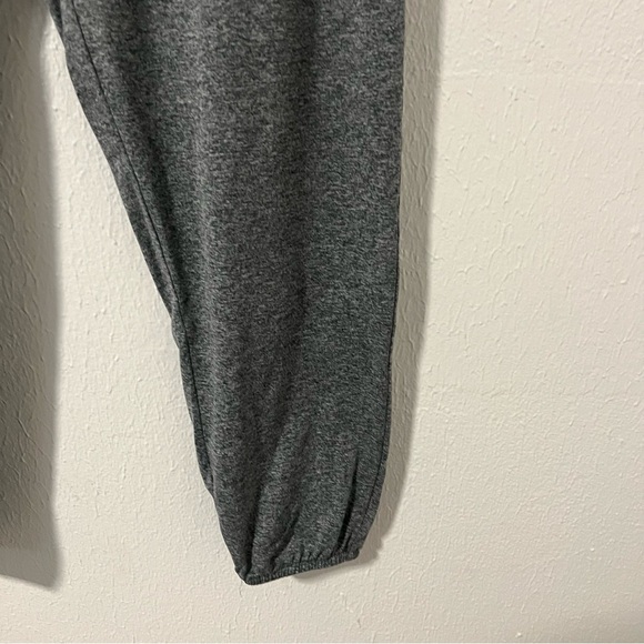 Women’s Charcoal Gray Jogging Track Pants Super Soft Pockets EUC Everyday - Picture 3 of 7